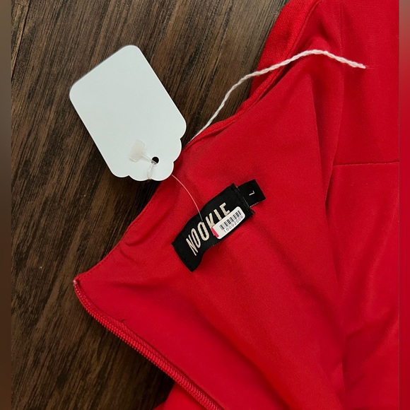 Nookie minx red womens gown size Large - Picture 7 of 11